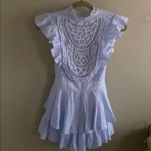 Baby blue romper